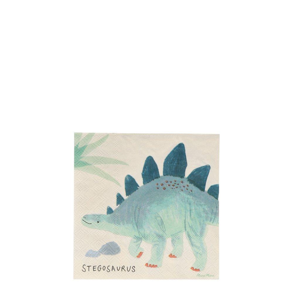 Dinosaur Kingdom Small Napkins By Meri Meri